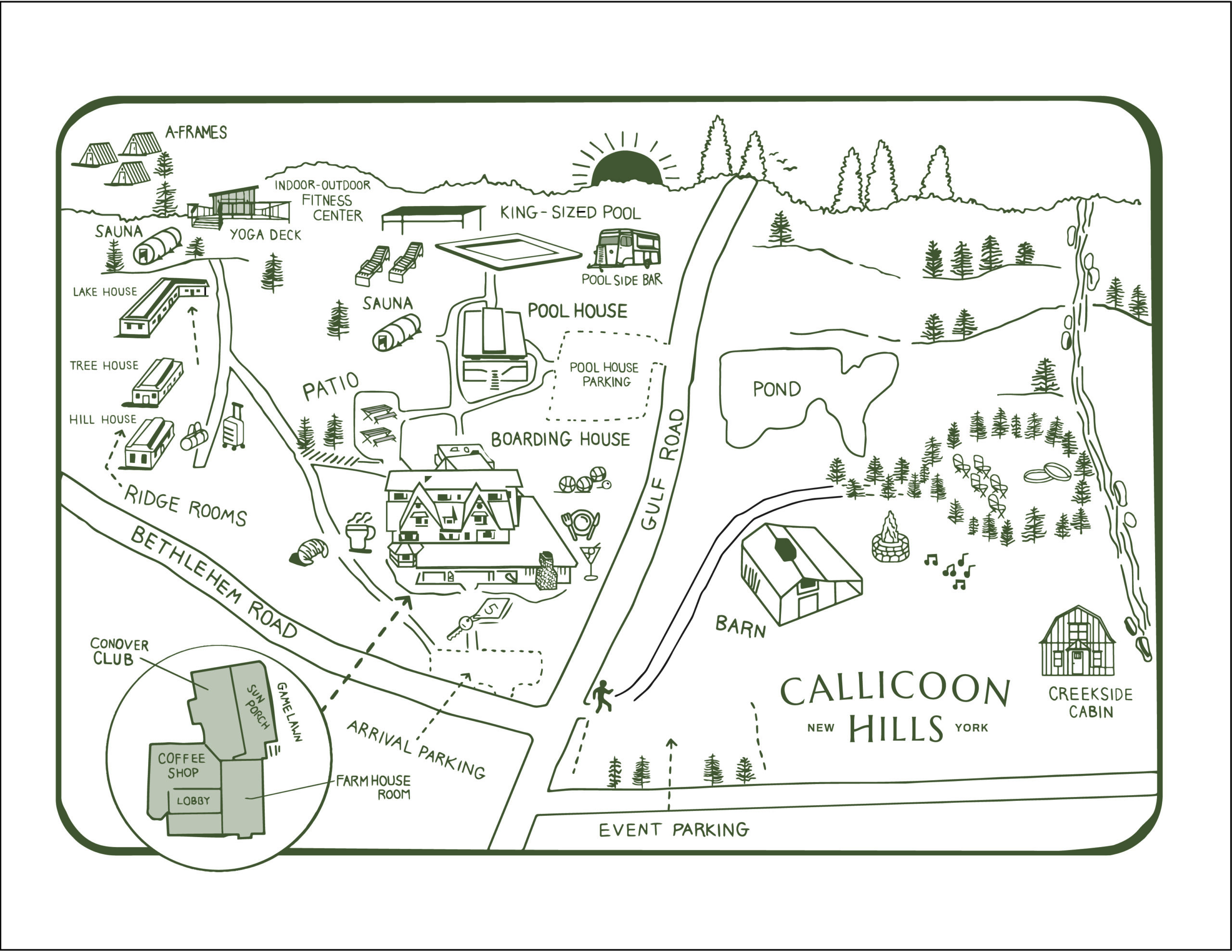 Callicoon Hills Property Map